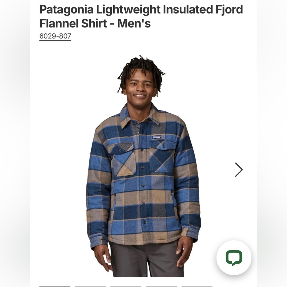 Patagonia Fjord Flannel Insulated Jacket